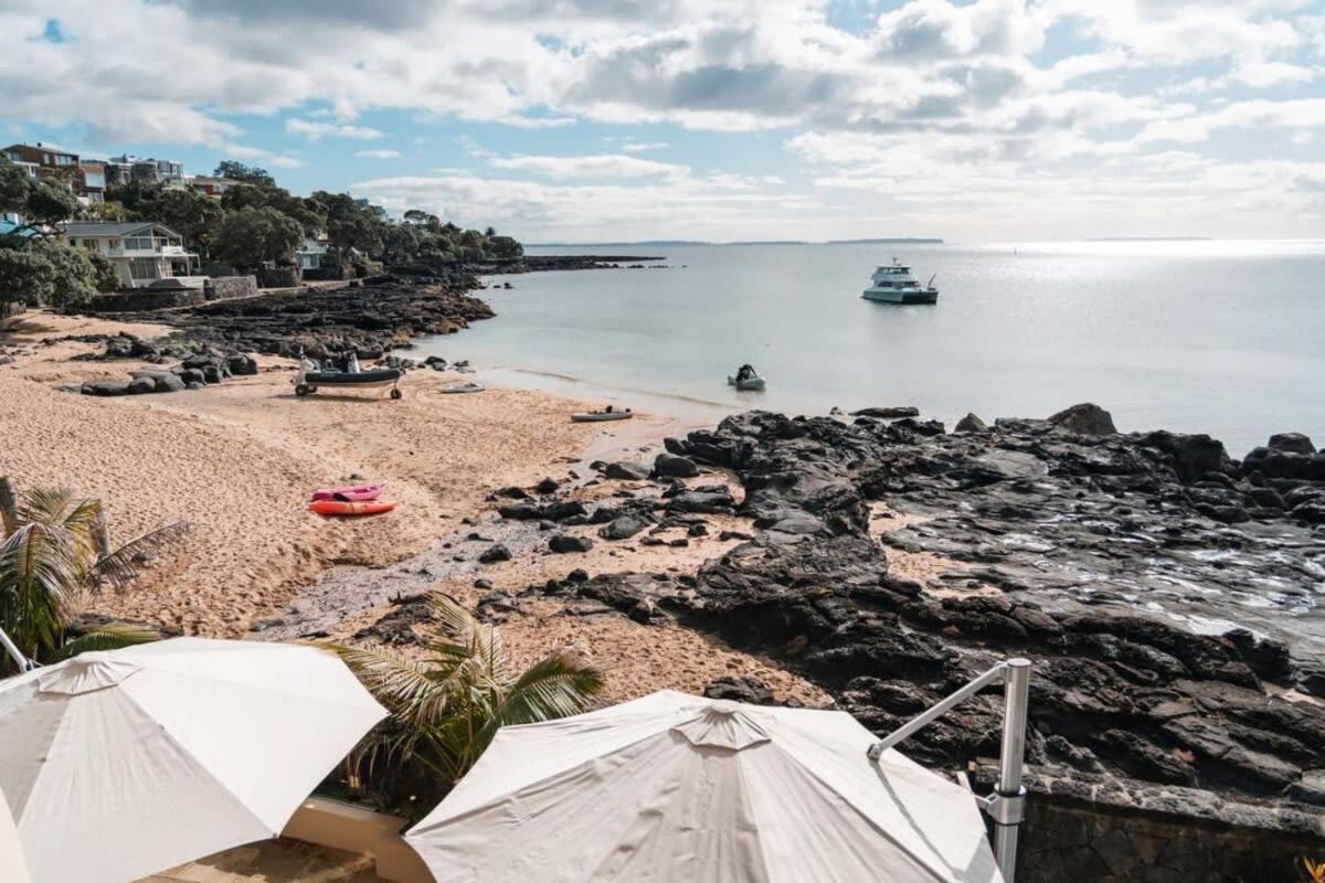 אוקלנד Takapuna Beachfront W Stunning Views מראה חיצוני תמונה