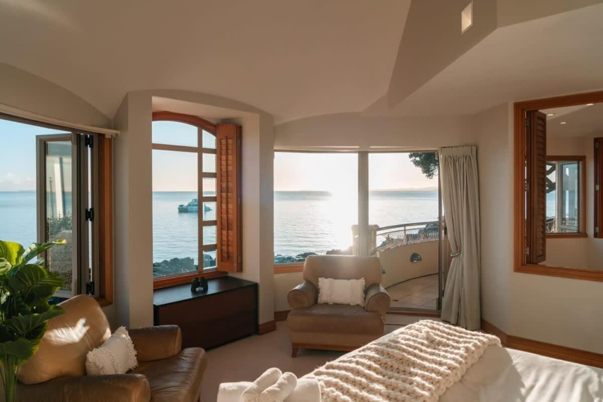 אוקלנד Takapuna Beachfront W Stunning Views מראה חיצוני תמונה