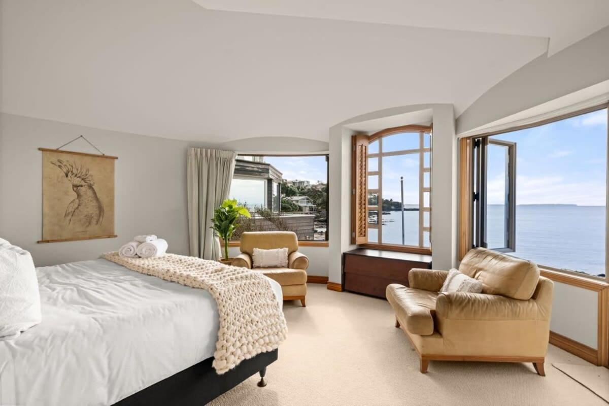 אוקלנד Takapuna Beachfront W Stunning Views מראה חיצוני תמונה